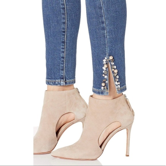 Joe’s Jeans Icon Midrise Skinny Ankle Gem Slit 26 - Picture 3 of 8